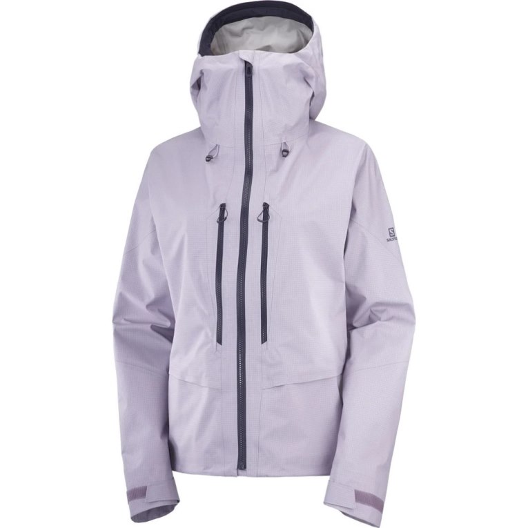 Chaquetas Shell Salomon Outpeak GTX 3L Mujer Lavanda | MX ASOU754